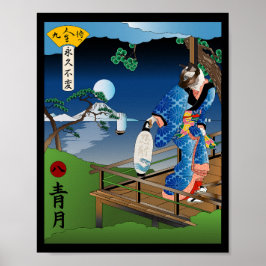 Die Seltenheit eines blauen Mondes Poster