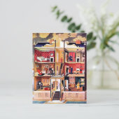 Die seltsame Kunst, das Boarding House Postkarte (Stehend Vorderseite)