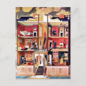Die seltsame Kunst, das Boarding House Postkarte (Vorderseite)