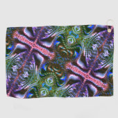 Die seltsame "Stick Design" aus Zickzag Golfhandtuch (Horizontal)