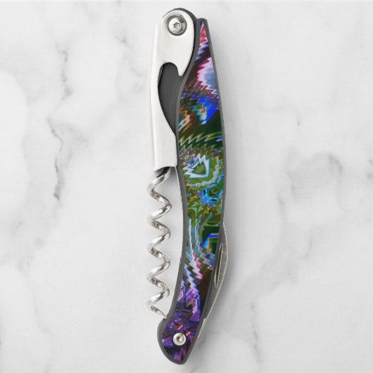 Die seltsame "Stick Design" aus Zickzag Kellnermesser (Vorderseite)