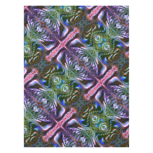 Die seltsame "Stick Design" aus Zickzag Tischdecke (Vorderseite)