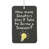 Die Senatoren machen es nötig, um einen Steuerzahl Autolufterfrischer (Vorderseite)