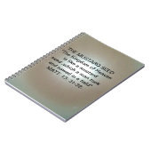 DIE SENFKORN-PARABEL MATT.13: 31-32 NOTIZBUCH NOTIZBLOCK (Linke Seite)