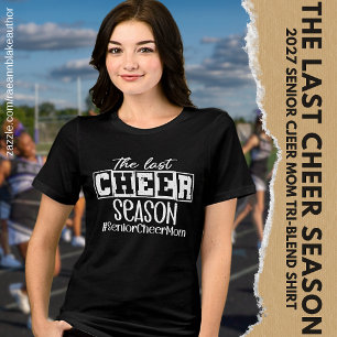 Die #SeniorCheerMom Letzte Cheer-Saison Tri-Blend Shirt
