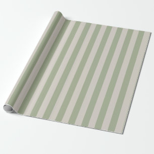 Die senkrechten Streifen sind grün und beige Geschenkpapier