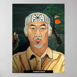 Die Sensei-Malerei von Alfred Fox Poster