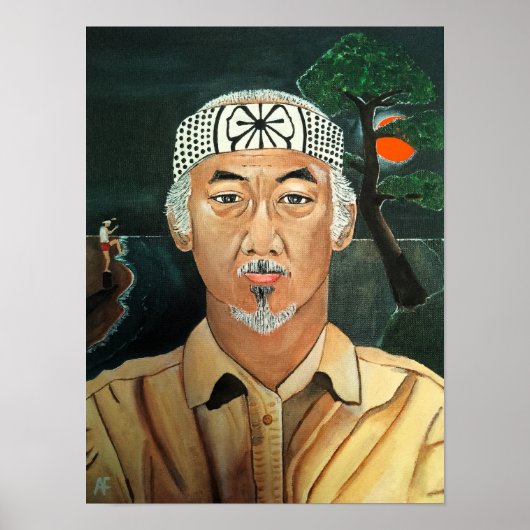 Die Sensei-Malerei von Alfred Fox Poster (Vorne)