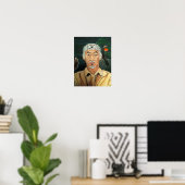 Die Sensei-Malerei von Alfred Fox Poster (Heimbüro)