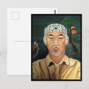 Die Sensei-Malerei von Alfred Fox Postkarte