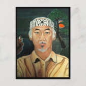 Die Sensei-Malerei von Alfred Fox Postkarte (Vorderseite)