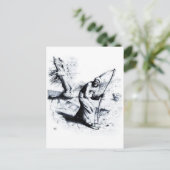 Die Sensenmann-Postkarte Postkarte (Stehend Vorderseite)