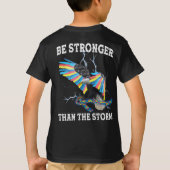 Die Sensibilisierung für Autismus ist stärker als  T-Shirt (Rückseite)