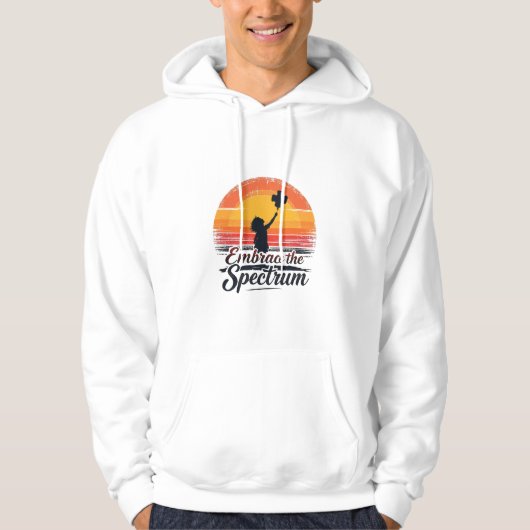 Die Sensibilisierung für die Frequenzautismus Hoodie (Vorderseite)