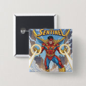 Die Sentinel Button (Vorne & Hinten)