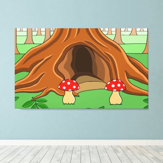 Die Sentry-Struktur Leinwanddruck (Insitu (Holzboden))