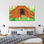 Die Sentry-Struktur Leinwanddruck (Insitu (Schlafzimmer))