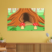 Die Sentry-Struktur Leinwanddruck (Insitu (Wohnzimmer))