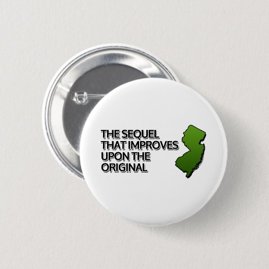 Die Sequel, die das Original verbessert Button (Vorne & Hinten)