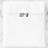 Die Sequel, die das Original verbessert Runder Aufkleber (Tasche)