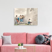 Die Serenade (Lieder der Liebe) (Romantische Szene Leinwanddruck (Insitu (Wohnzimmer))