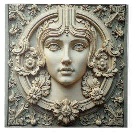 Die serene Muse Fliese
