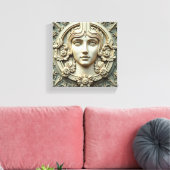 Die serene Muse Leinwanddruck (Insitu (Wohnzimmer))
