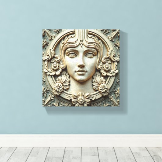 Die serene Muse Leinwanddruck (Insitu (Holzboden))