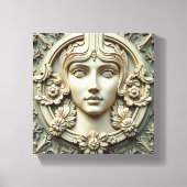 Die serene Muse Leinwanddruck (Vorderseite)