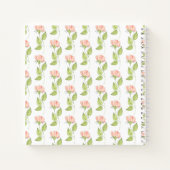 Die serene Rose Notizblock (Rückseite)