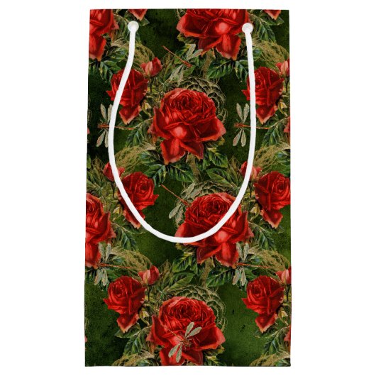 Die Serie Rose und Dragonfly (Design 12) Kleine Geschenktüte (Vorderseite)