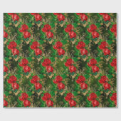 Die Serie Rose und Dragonfly (Design 13) Geschenkpapier (Flach)