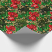 Die Serie Rose und Dragonfly (Design 13) Geschenkpapier (Ecke)