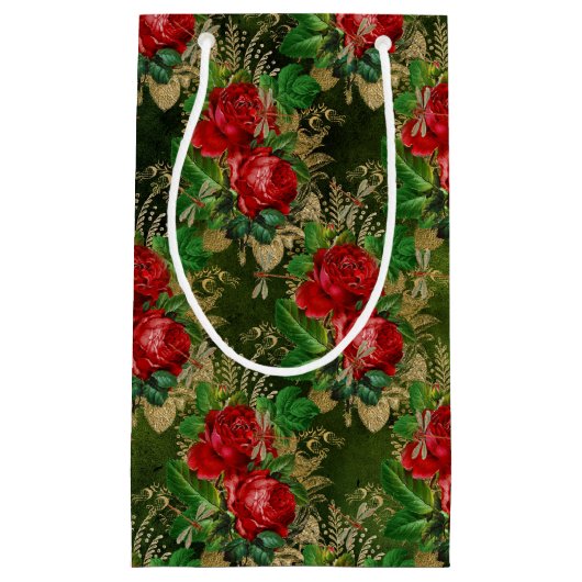 Die Serie Rose und Dragonfly (Design 13) Kleine Geschenktüte (Vorderseite)