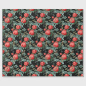 Die Serie Rose und Dragonfly (Design 15) Geschenkpapier (Flach)