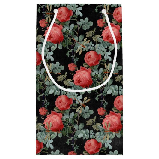 Die Serie Rose und Dragonfly (Design 15) Kleine Geschenktüte (Rückseite)