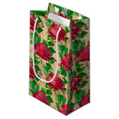 Die Serie Rose und Dragonfly (Design 16) Kleine Geschenktüte (Vorderseite Schrägansicht)