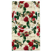 Die Serie Rose und Dragonfly (Design 18) Kleine Geschenktüte (Rückseite)