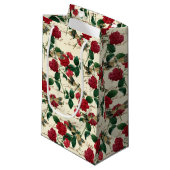 Die Serie Rose und Dragonfly (Design 18) Kleine Geschenktüte (Vorderseite Schrägansicht)