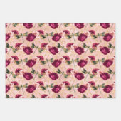 Die Serie Rose und Dragonfly (Design 2) Geschenkpapier Set (Vorderseite)