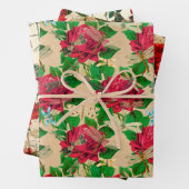 Die Serie Rose und Dragonfly (Design 6) Geschenkpapier Set (Beispiel)