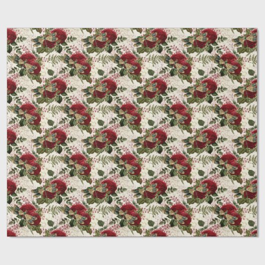 Die Serie Rose und Dragonfly (Design 7) Geschenkpapier (Flach)