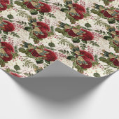 Die Serie Rose und Dragonfly (Design 7) Geschenkpapier (Ecke)