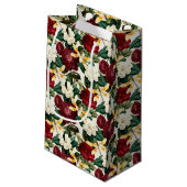 Die Serie Rose und Dragonfly (Design 8) Kleine Geschenktüte (Rückseite Schrägansicht)