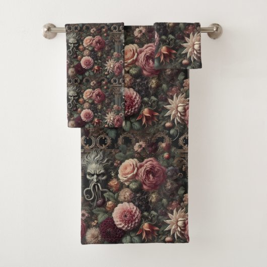 Die Sermon des Bloom-Eaters - gotisch Viktorianisc Badhandtuch Set (Insitu)