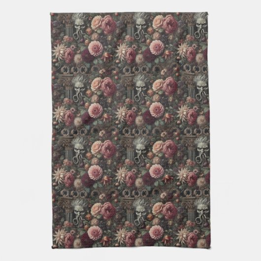 Die Sermon des Bloom-Eaters - gotisch Viktorianisc Geschirrtuch (Vertikal)