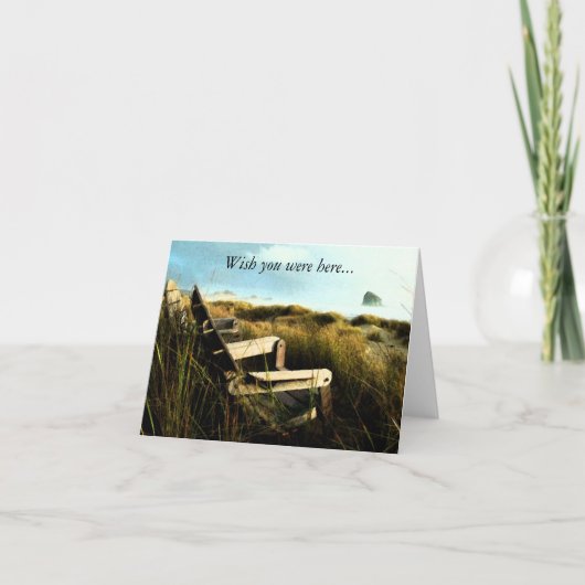 Die Sessel des Sommers.. Notecards Karte (Vorderseite)