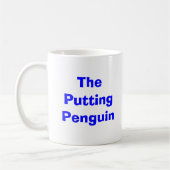 Die setzende Penguin-Kaffee-Tasse Kaffeetasse (Links)