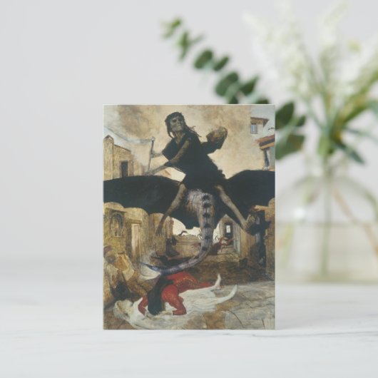 Die Seuche Postkarte (Stehend Vorderseite)
