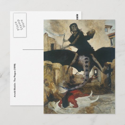 Die Seuche Postkarte (Vorne/Hinten)
